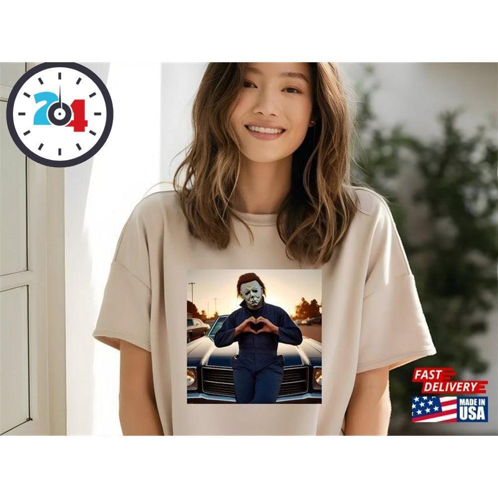 Horror Movie scary T-Shirt Meyers Halloween Graphic T-Shirt